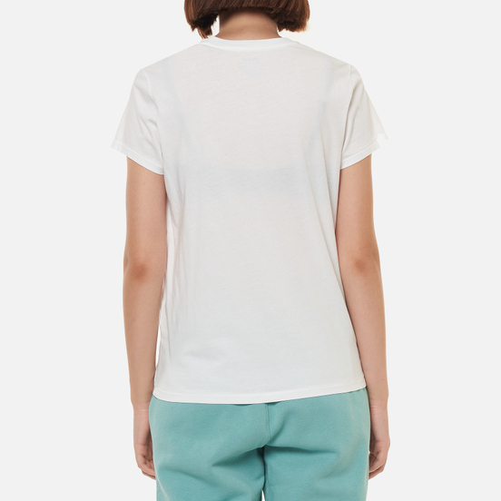 Женская футболка Polo Ralph Lauren Authentic Signature Crew Neck White