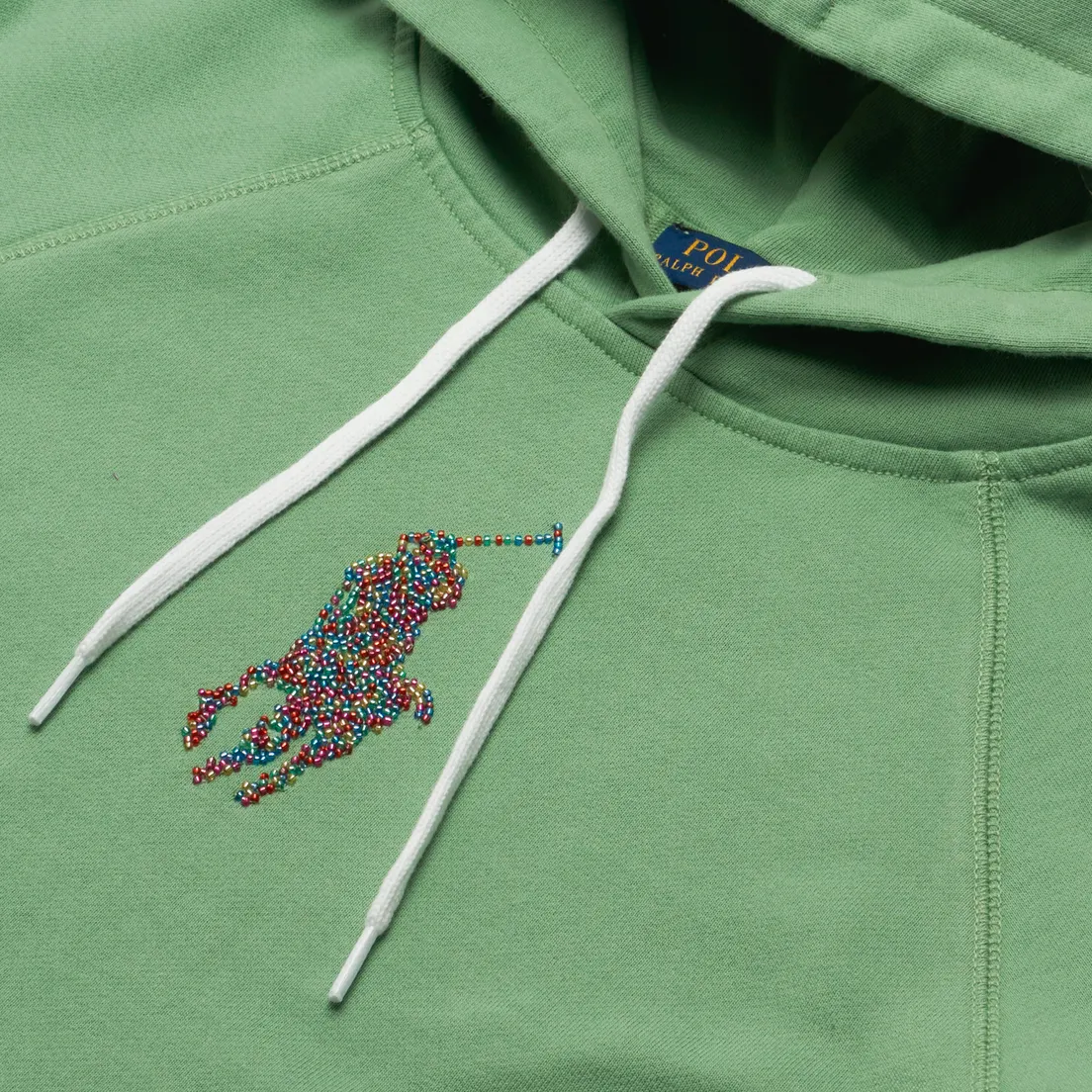 Polo Ralph Lauren Женская толстовка Beaded Big Pony Fleece Hoodie