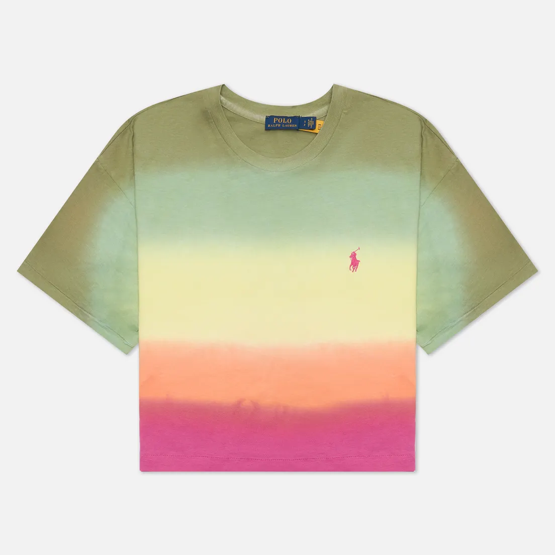 Polo Ralph Lauren Женская футболка Ombre Cropped Crew Neck