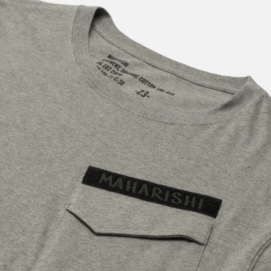 Мужская футболка maharishi Pocket Grey Marl