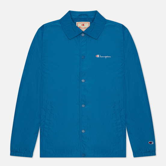 Мужская куртка Champion Reverse Weave Script Logo Coach Nautical Blue