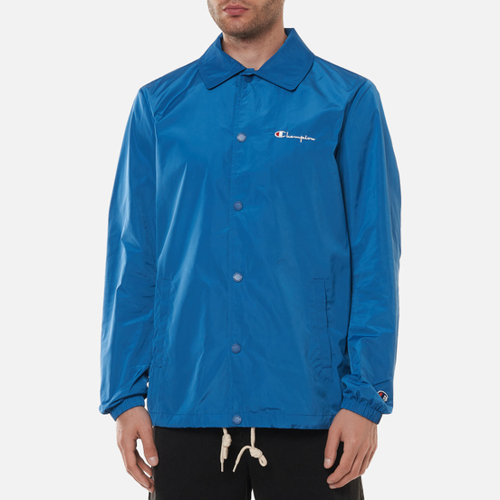 Мужская куртка Champion Reverse Weave Script Logo Coach Nautical Blue