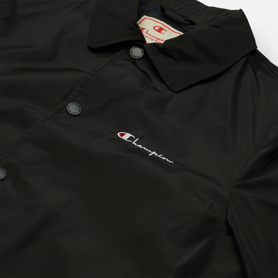 Мужская куртка Champion Reverse Weave Script Logo Coach Black