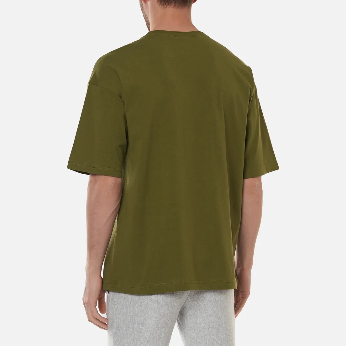 Champion Reverse Weave Мужская футболка Small Script Logo Muscle Fit