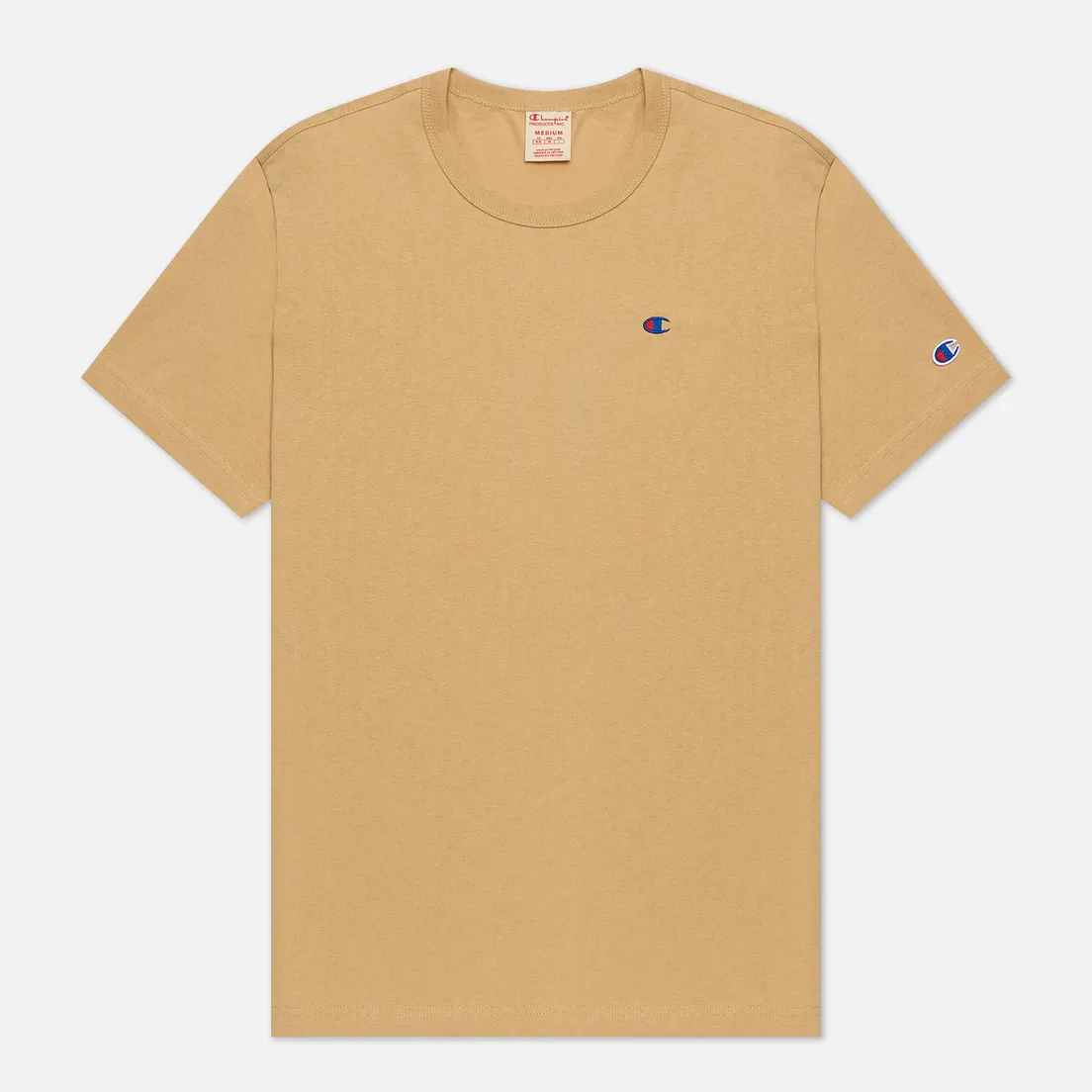 Champion Reverse Weave Мужская футболка Logo Chest & Sleeve Crew Neck