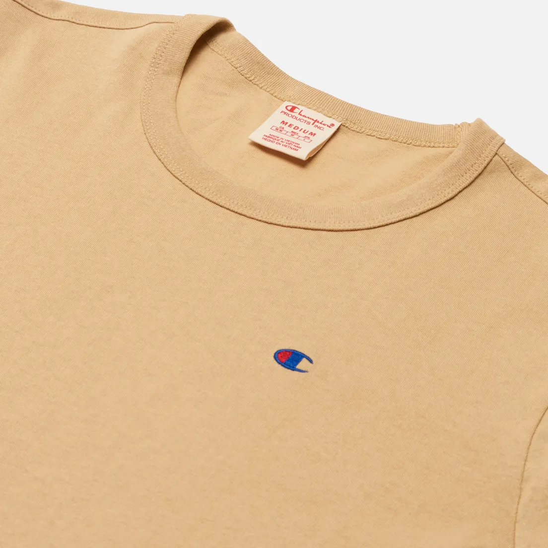 Champion Reverse Weave Мужская футболка Logo Chest & Sleeve Crew Neck