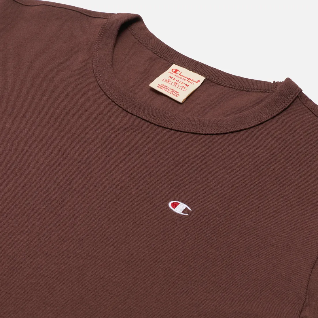 Champion Reverse Weave Мужская футболка Logo Chest & Sleeve Crew Neck