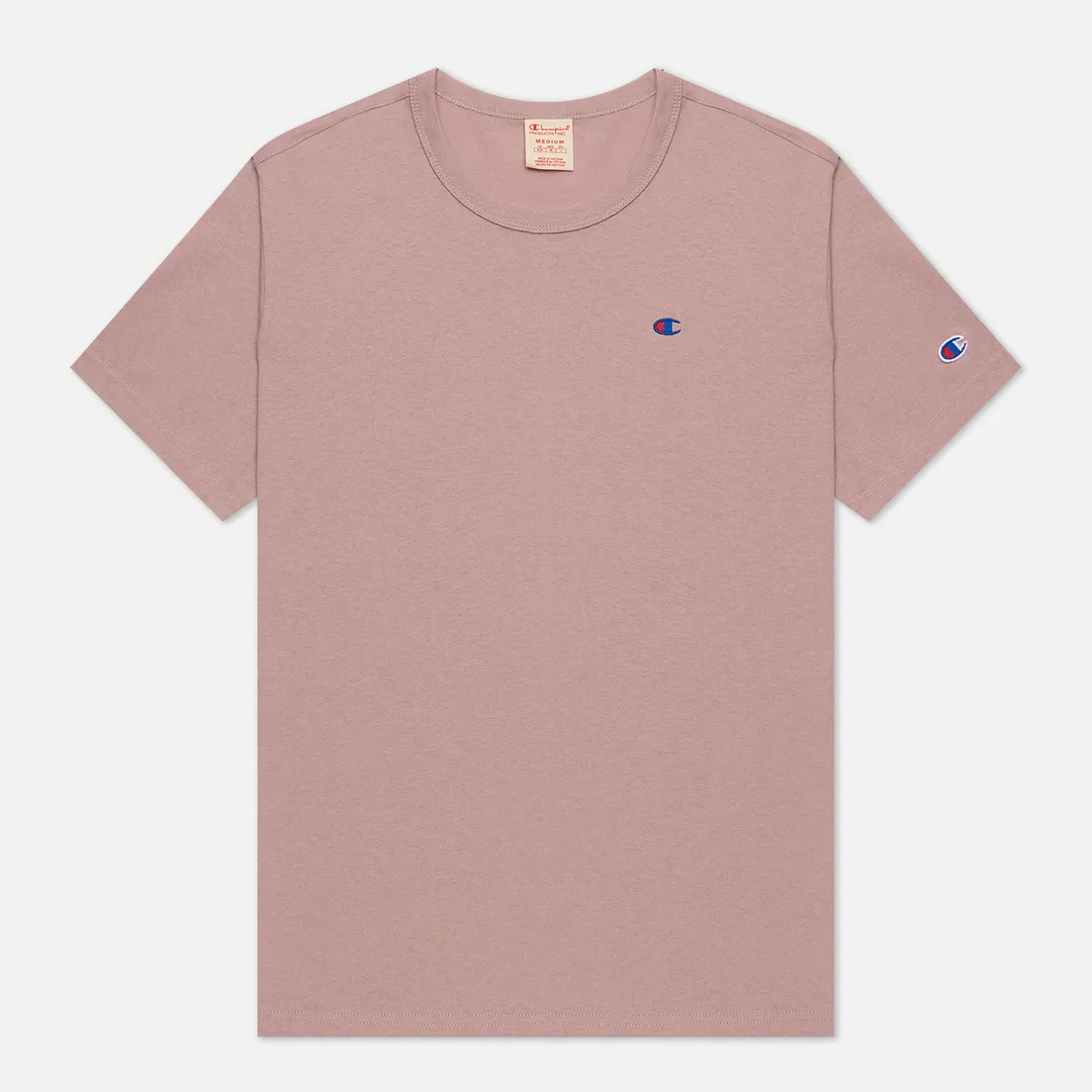Champion Reverse Weave Мужская футболка Logo Chest & Sleeve Crew Neck