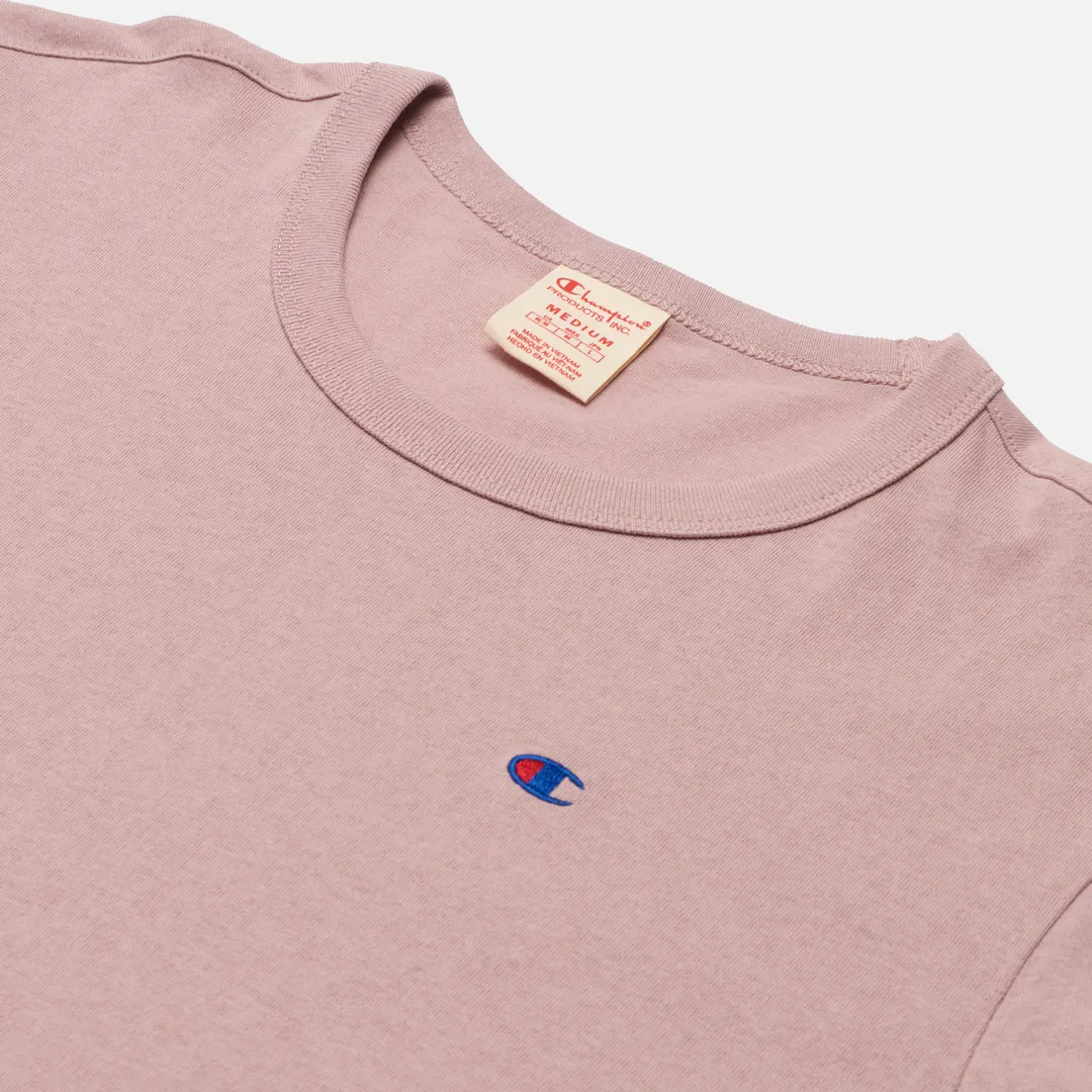Champion Reverse Weave Мужская футболка Logo Chest & Sleeve Crew Neck