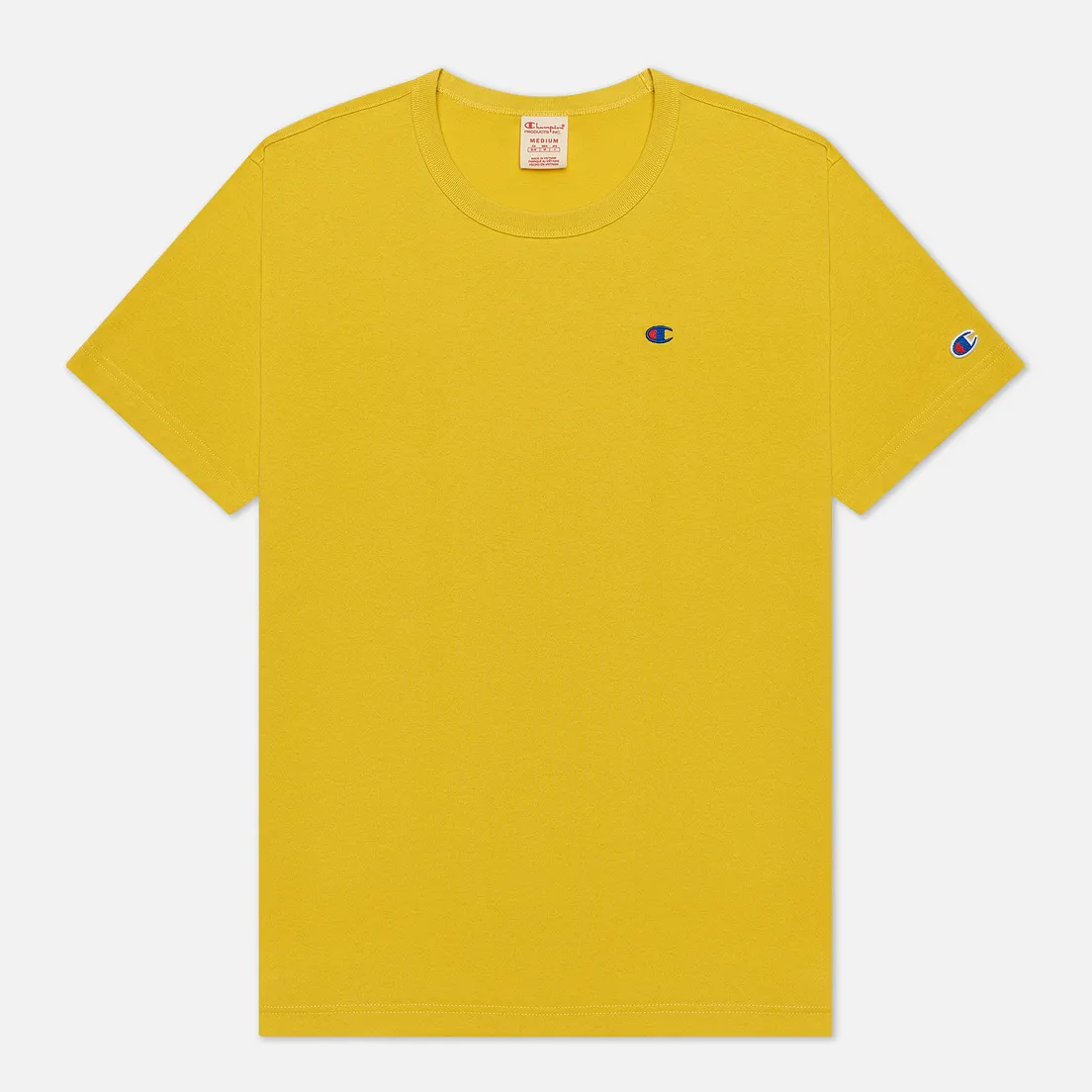 Champion Reverse Weave Мужская футболка Logo Chest & Sleeve Crew Neck