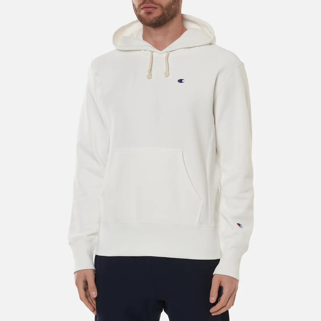 Champion Reverse Weave Мужская толстовка Logo Chest & Sleeve Hoodie