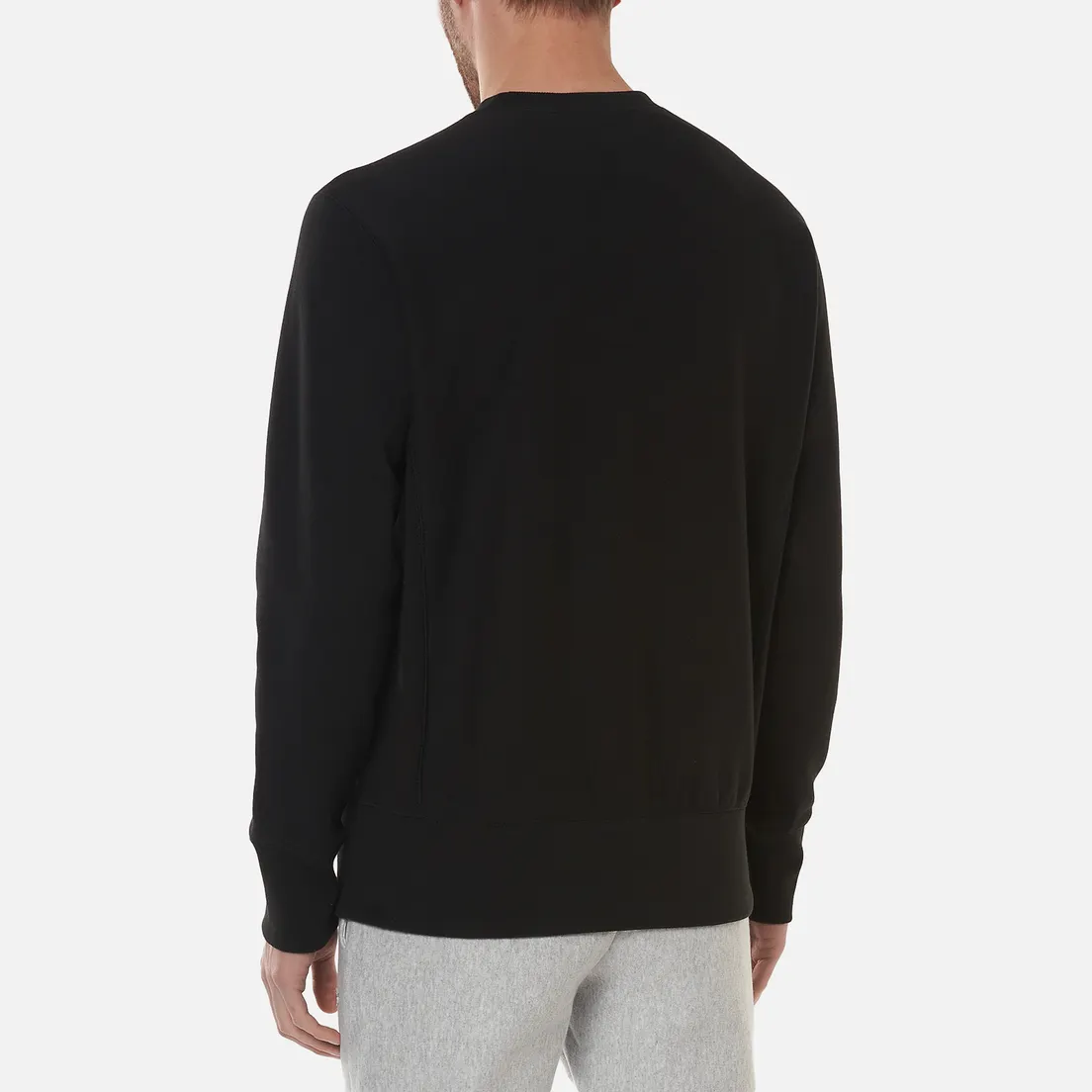 Champion Reverse Weave Мужская толстовка Logo Chest & Sleeve Crew Neck
