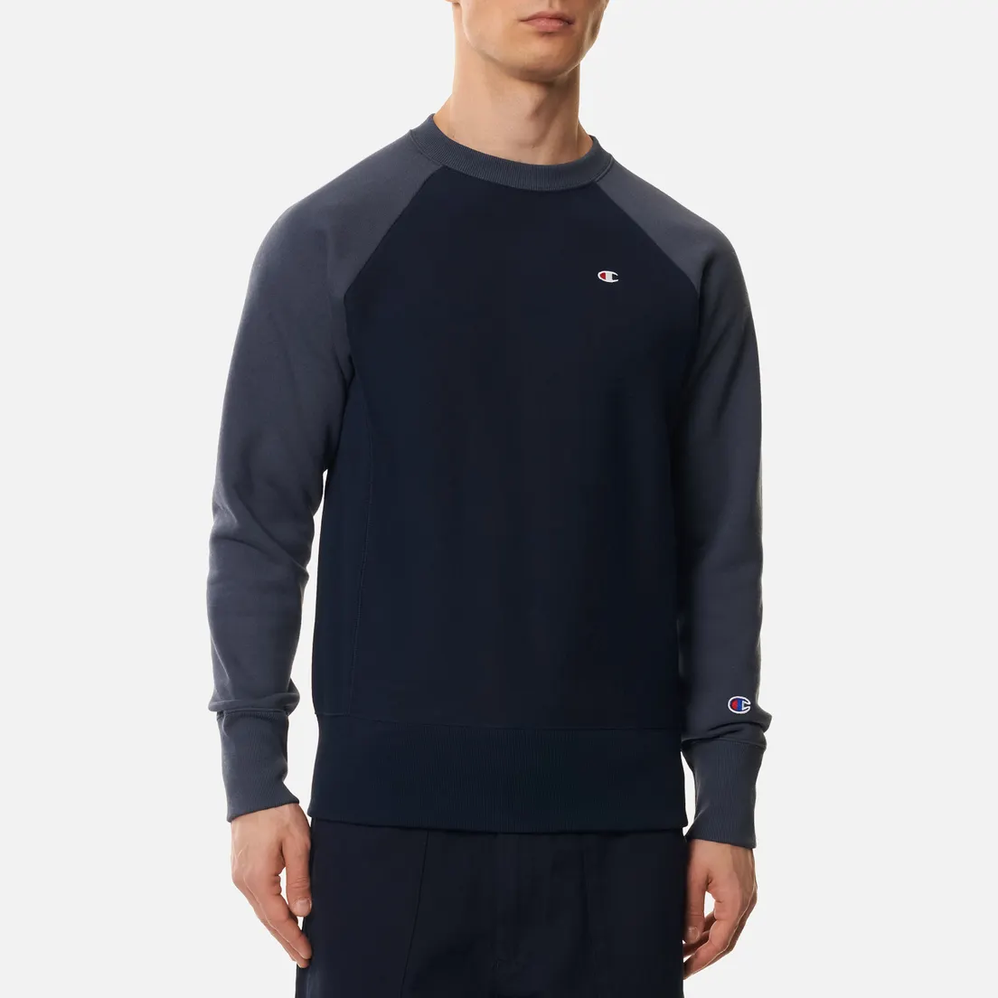 Champion Reverse Weave Мужская толстовка Colour Block Logo Chest And Sleeve