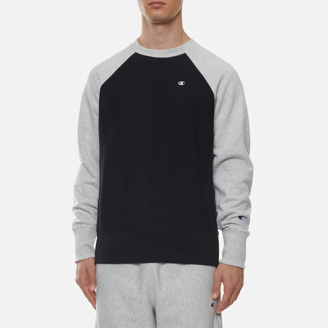 Champion Reverse Weave Мужская толстовка Colour Block Logo Chest And Sleeve