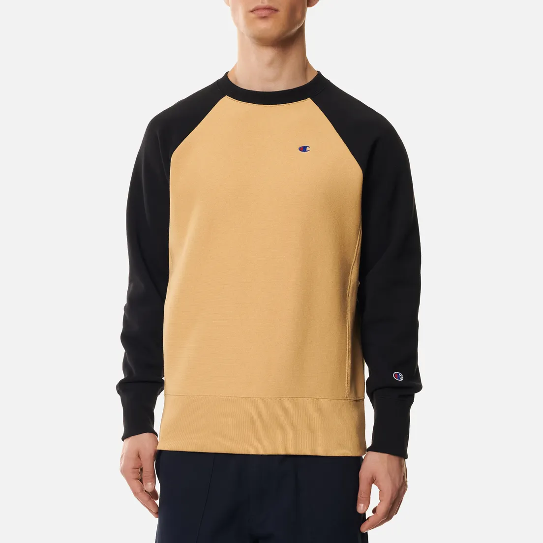 Champion Reverse Weave Мужская толстовка Colour Block Logo Chest And Sleeve