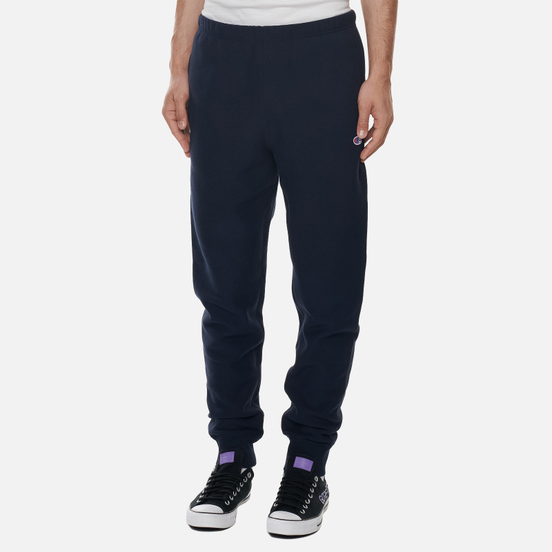 Мужские брюки Champion Reverse Weave Ribbed Cuffed Joggers Dark Blue