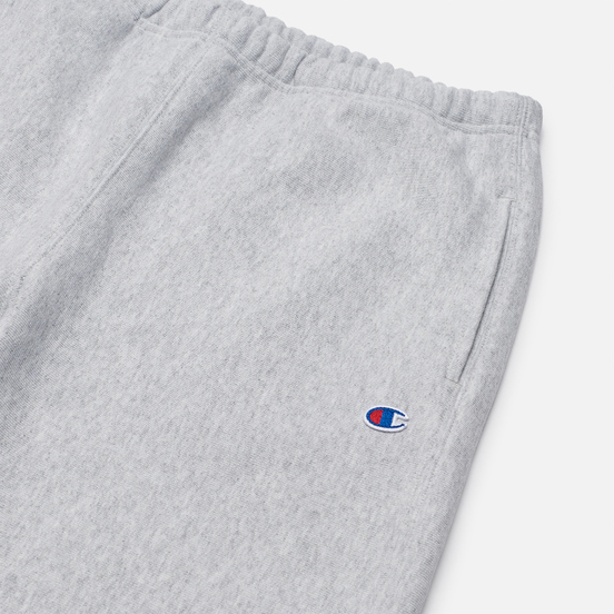 Мужские брюки Champion Reverse Weave Ribbed Cuffed Joggers Light Grey