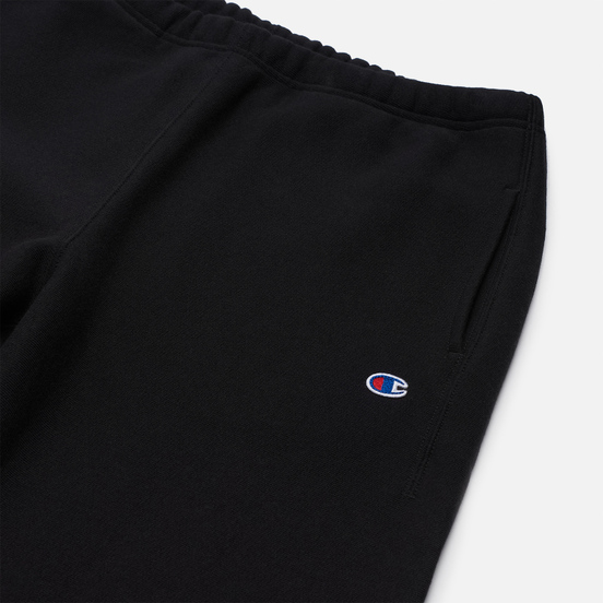 Мужские брюки Champion Reverse Weave Ribbed Cuffed Joggers Black