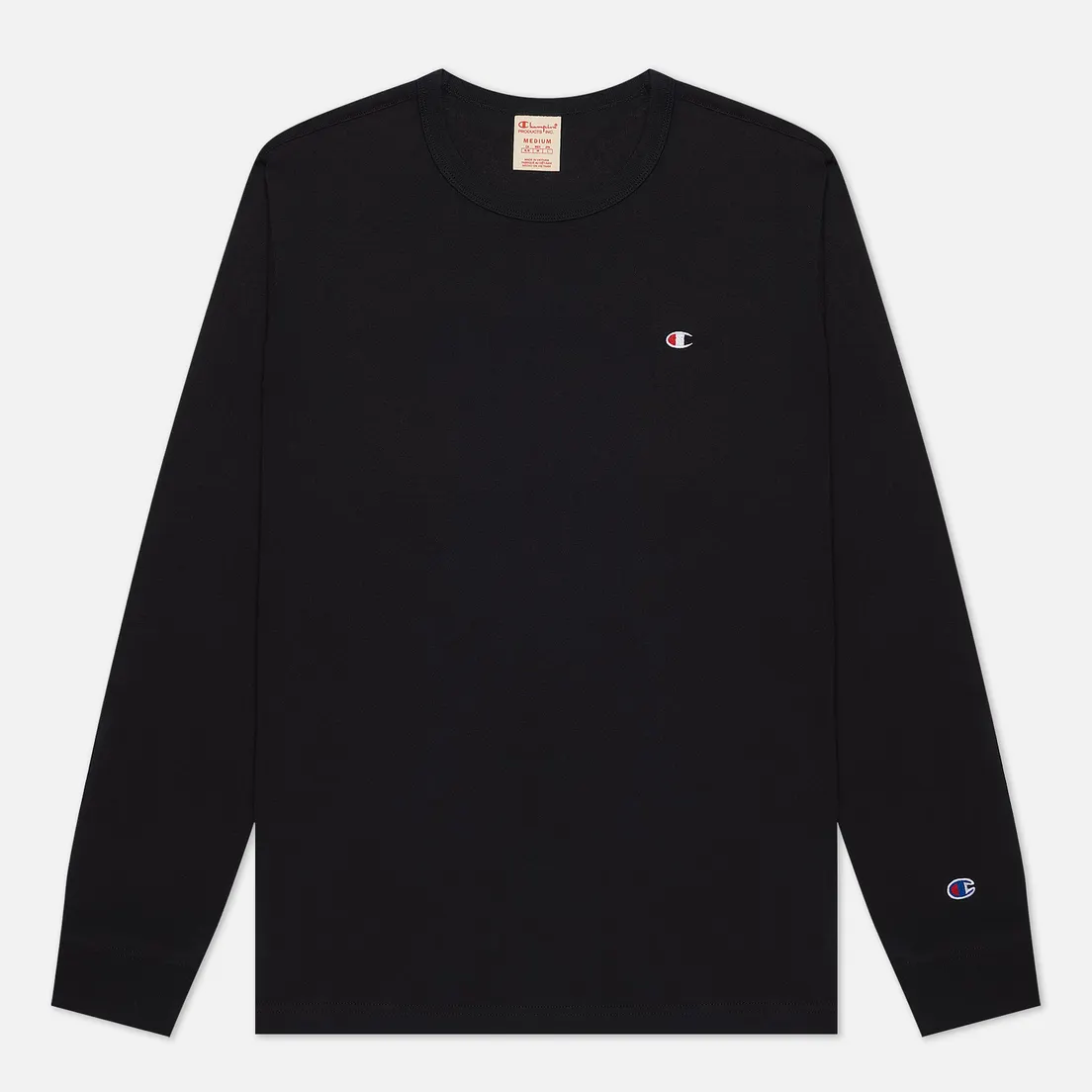 Champion Reverse Weave Мужской лонгслив Small Logo Chest And Sleeve Crew Neck