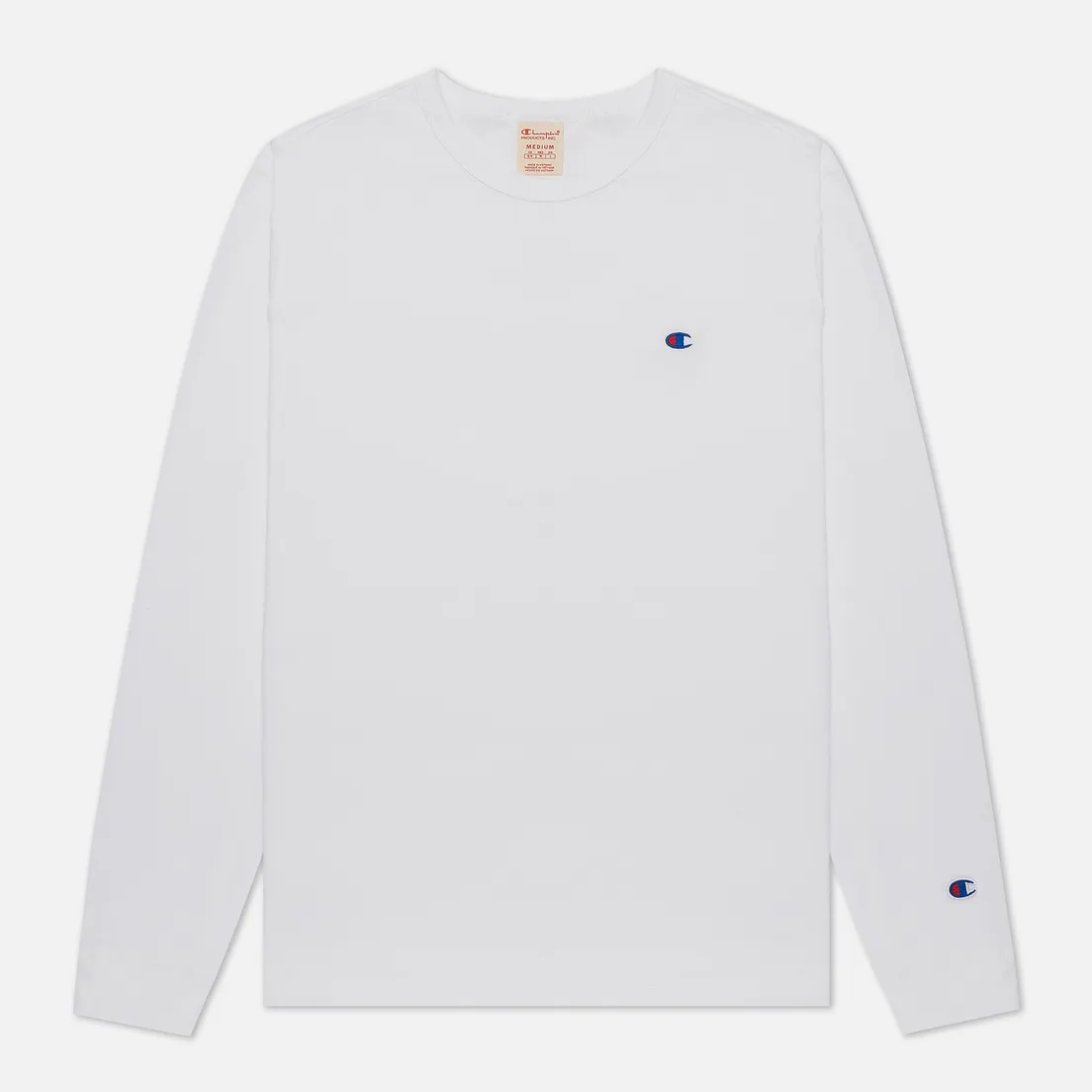 Champion Reverse Weave Мужской лонгслив Small Logo Chest And Sleeve Crew Neck