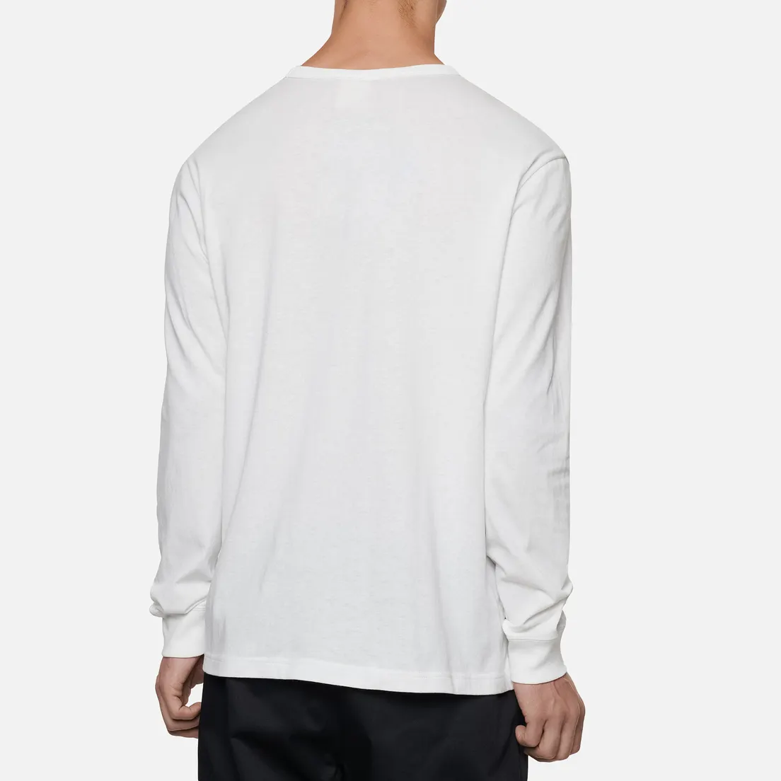 Champion Reverse Weave Мужской лонгслив Small Logo Chest And Sleeve Crew Neck