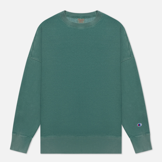 Мужская толстовка Champion Reverse Weave Garment Dye Crew Neck Teal
