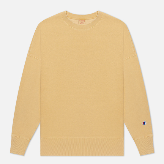 Мужская толстовка Champion Reverse Weave Garment Dye Crew Neck Ochre