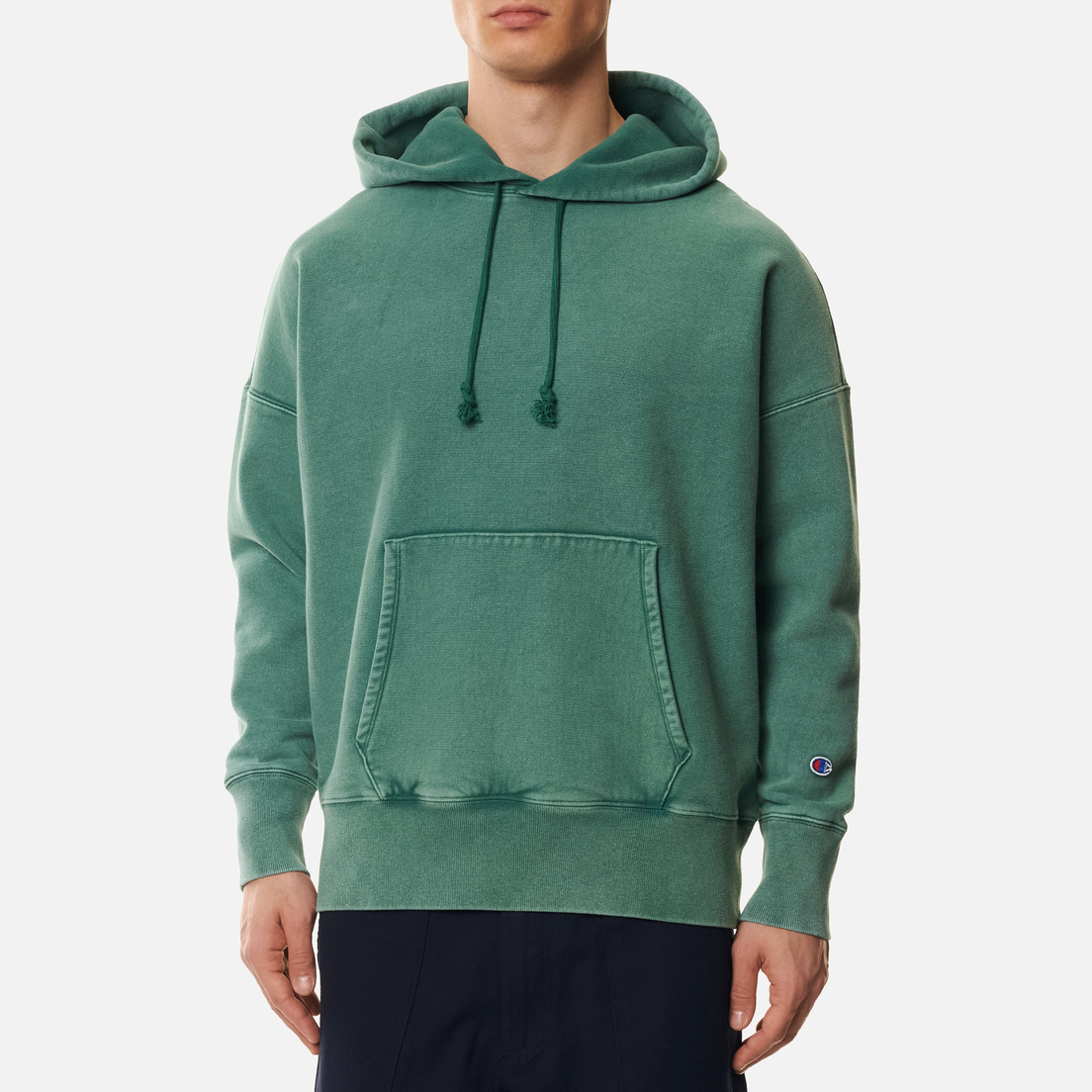 champion hoodie forest green