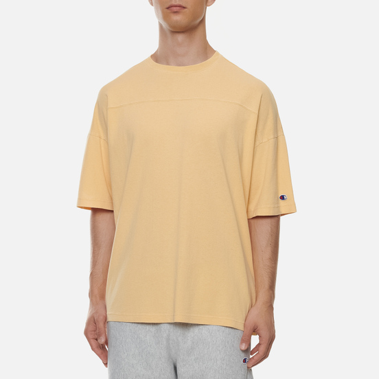 Мужская футболка Champion Reverse Weave Garment Dye Crew Neck Ochre