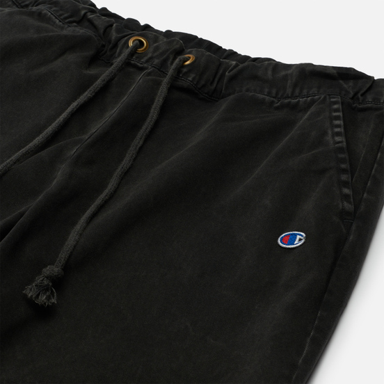 Мужские брюки Champion Reverse Weave Straight Leg Premium Cotton Track Black