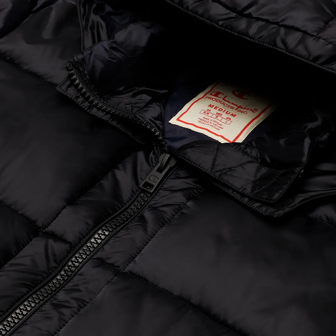 Champion Reverse Weave Мужской пуховик Zip-Up Padded Long Hooded