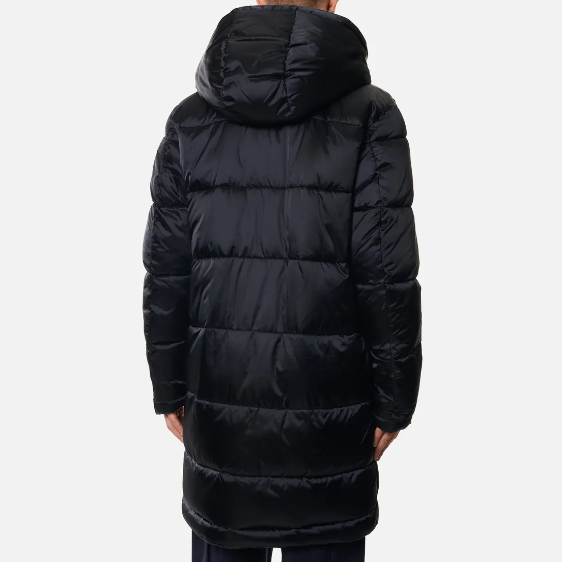 Champion Reverse Weave Мужской пуховик Zip-Up Padded Long Hooded