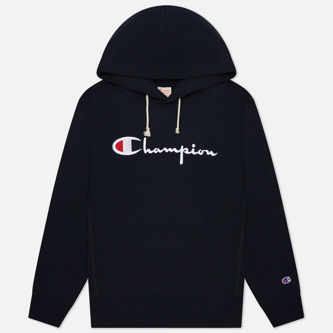 Champion Reverse Weave Мужская толстовка Big Script Hoodie