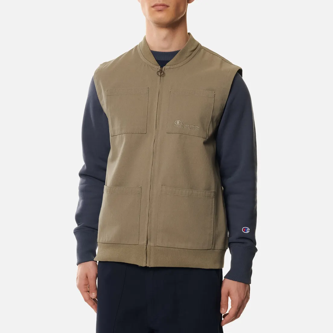 Champion Reverse Weave Мужской жилет Utility Cotton Gabardine