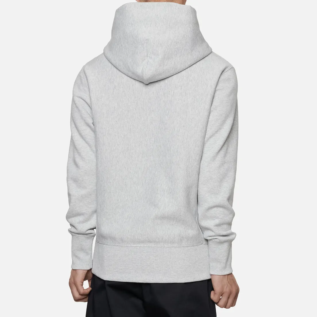 Champion Reverse Weave Мужская толстовка Big Script Chest & Logo Sleeve Hooded