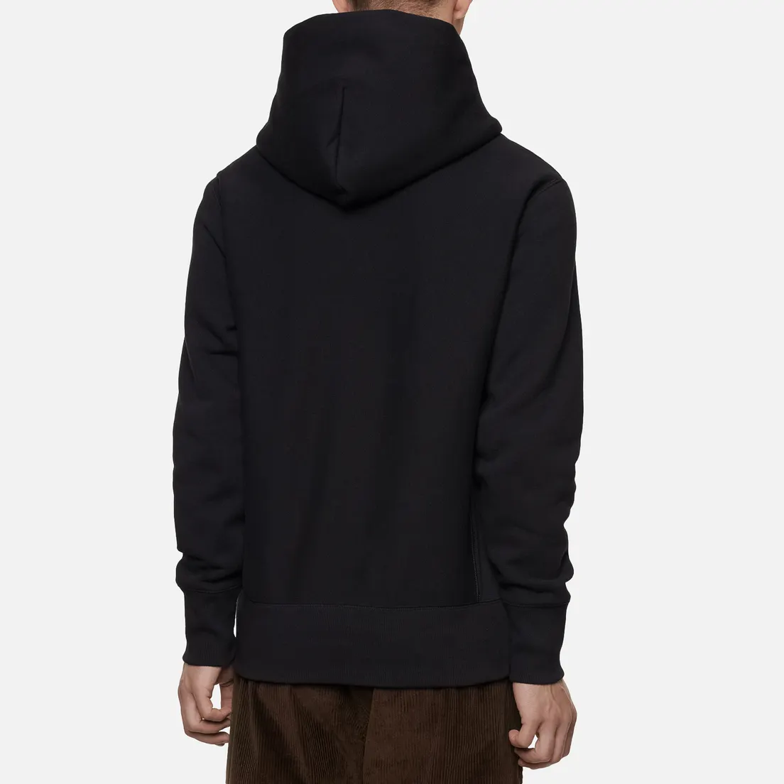 Champion Reverse Weave Мужская толстовка Big Script Chest & Logo Sleeve Hooded