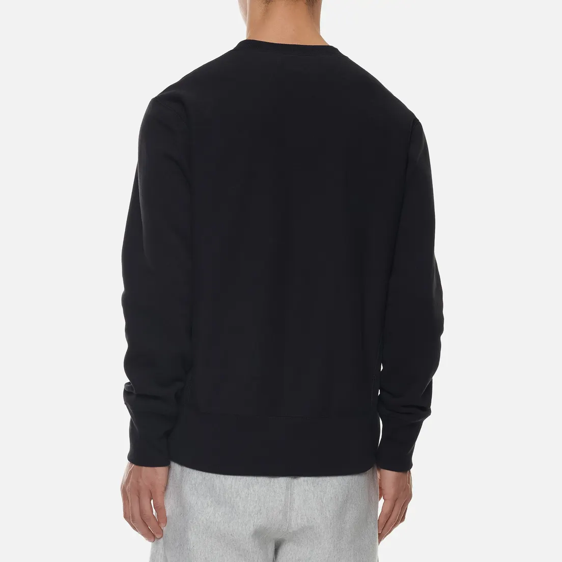 Champion Reverse Weave Мужская толстовка Script Logo Chest And C Logo Sleeve