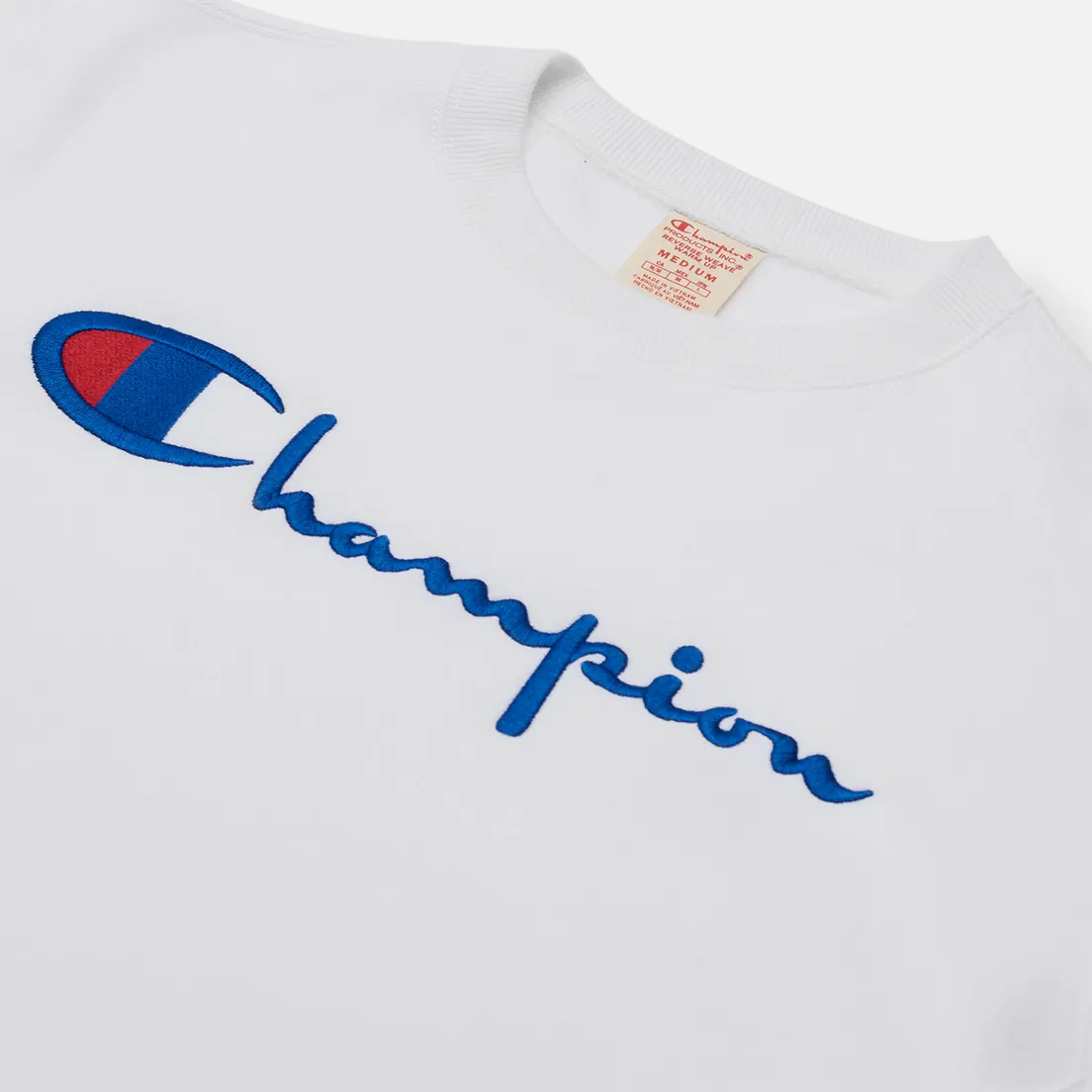 Champion Reverse Weave Мужская толстовка Script Logo Chest And C Logo Sleeve