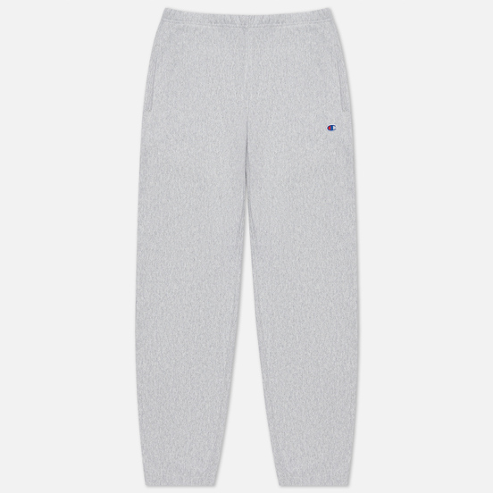 Мужские брюки Champion Reverse Weave Embroidered C Logo Joggers Light Grey