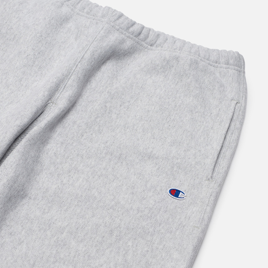 Мужские брюки Champion Reverse Weave Embroidered C Logo Joggers Light Grey