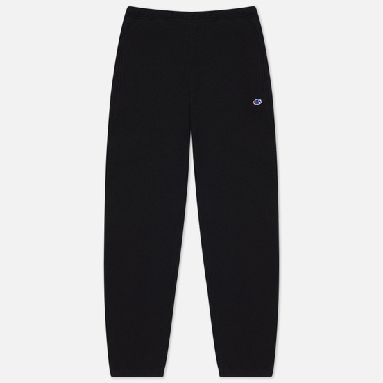 Мужские брюки Champion Reverse Weave Embroidered C Logo Joggers Black
