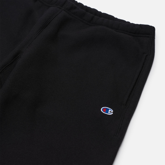 Мужские брюки Champion Reverse Weave Embroidered C Logo Joggers Black