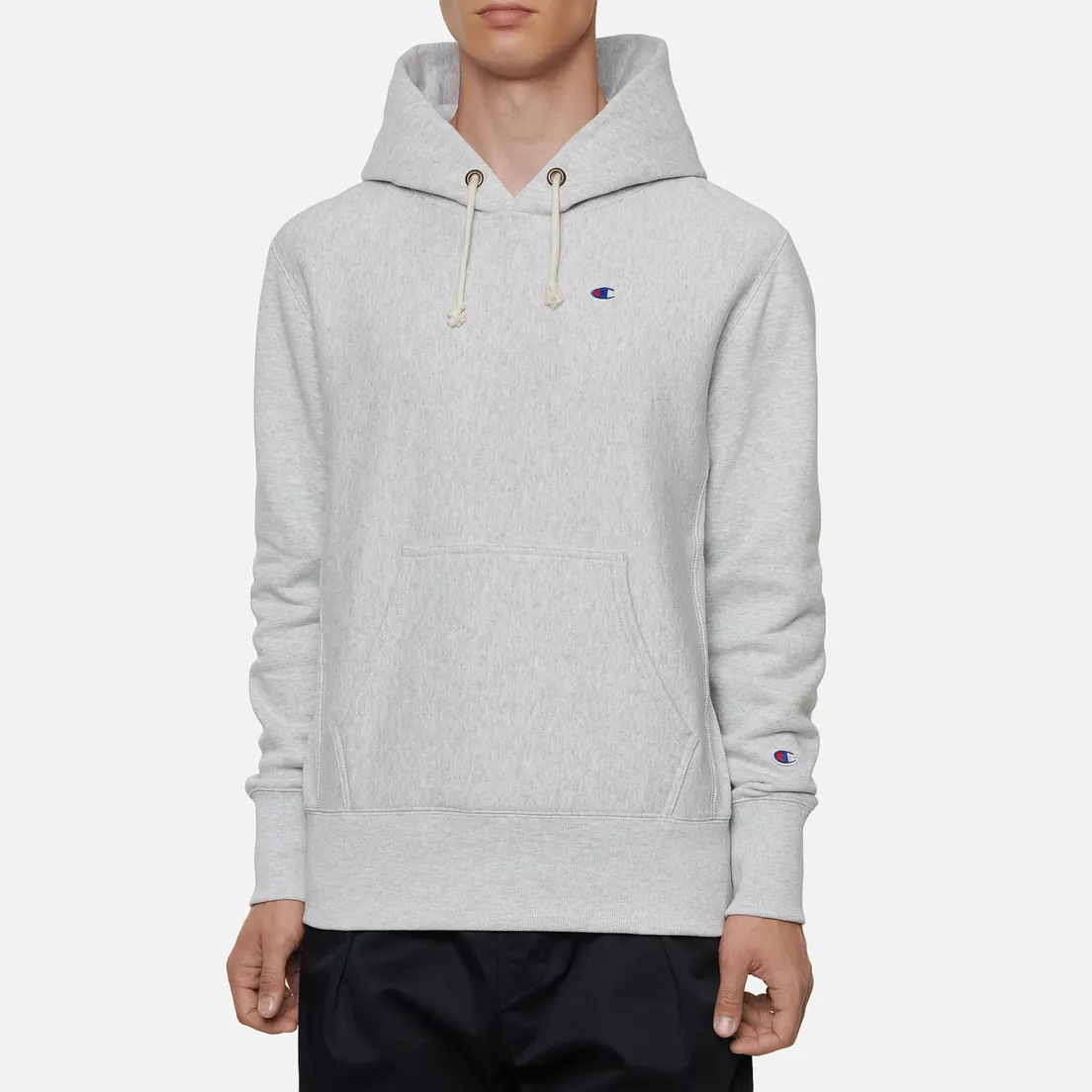 Champion Reverse Weave Мужская толстовка Small Logo Chest And Sleeve Hooded