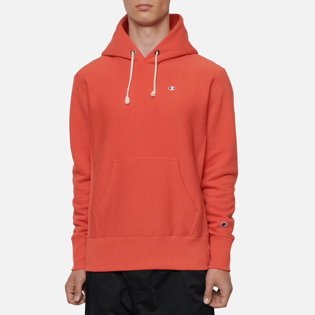 Champion Reverse Weave Мужская толстовка Small Logo Chest And Sleeve Hooded