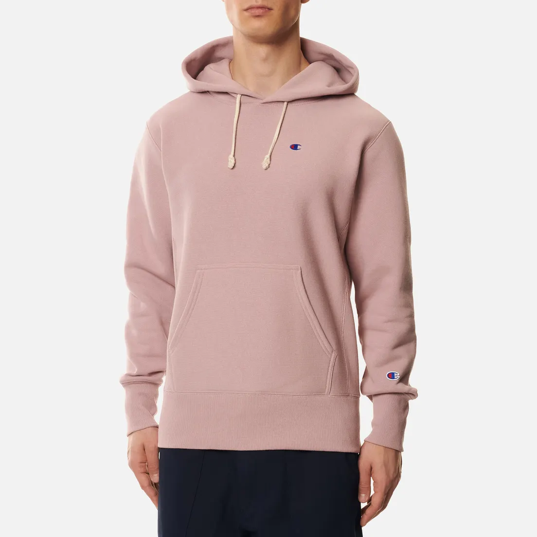 Champion Reverse Weave Мужская толстовка Small Logo Chest And Sleeve Hooded