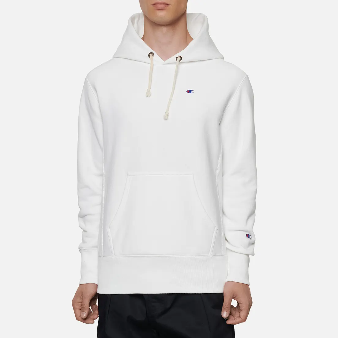 Champion Reverse Weave Мужская толстовка Small Logo Chest And Sleeve Hooded