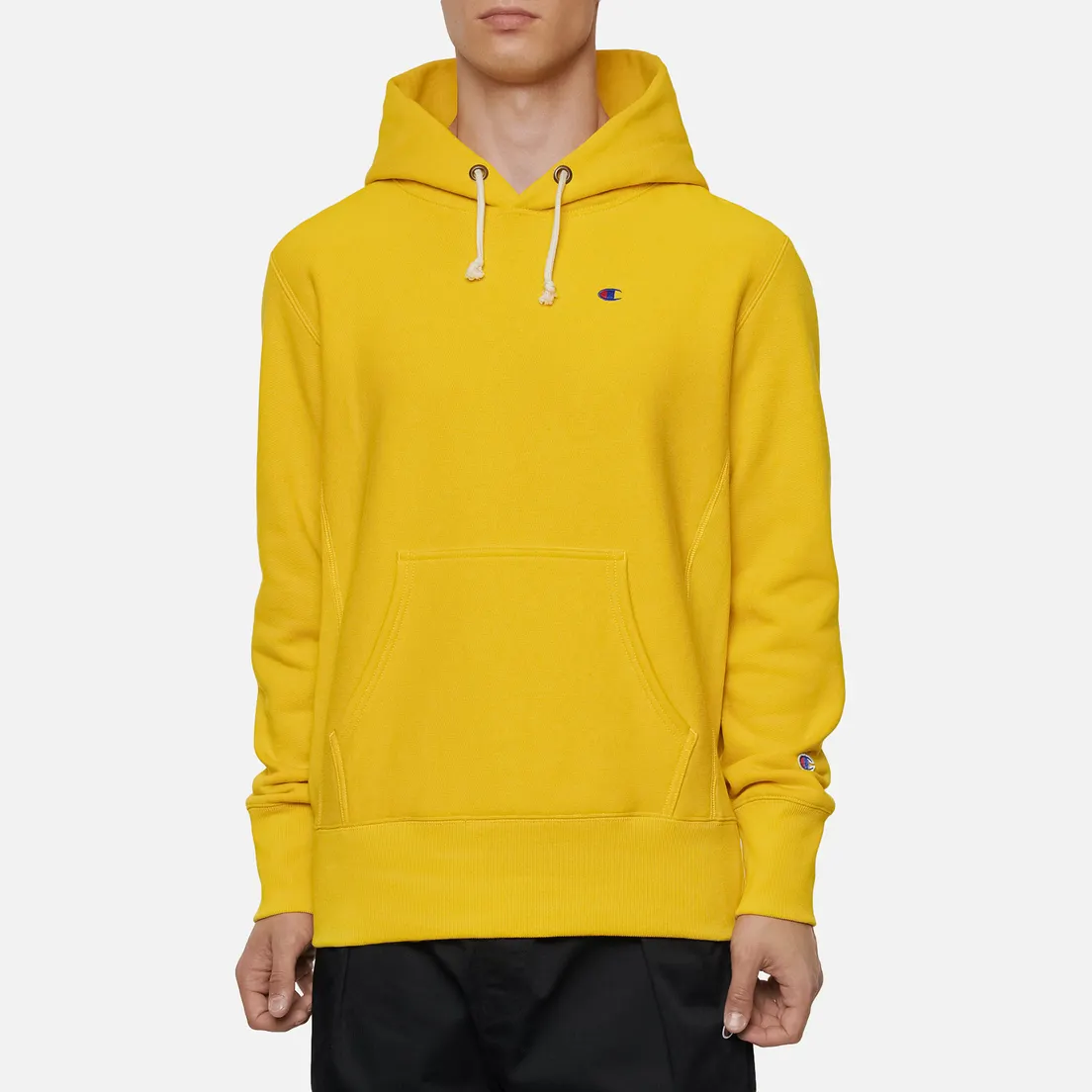 Champion Reverse Weave Мужская толстовка Small Logo Chest And Sleeve Hooded