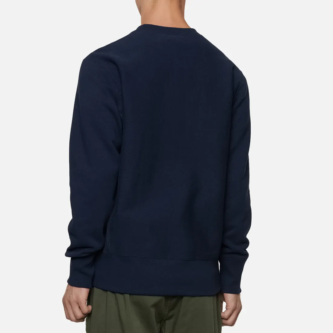 Champion Reverse Weave Мужская толстовка Small Logo Chest And Sleeve Crew Neck
