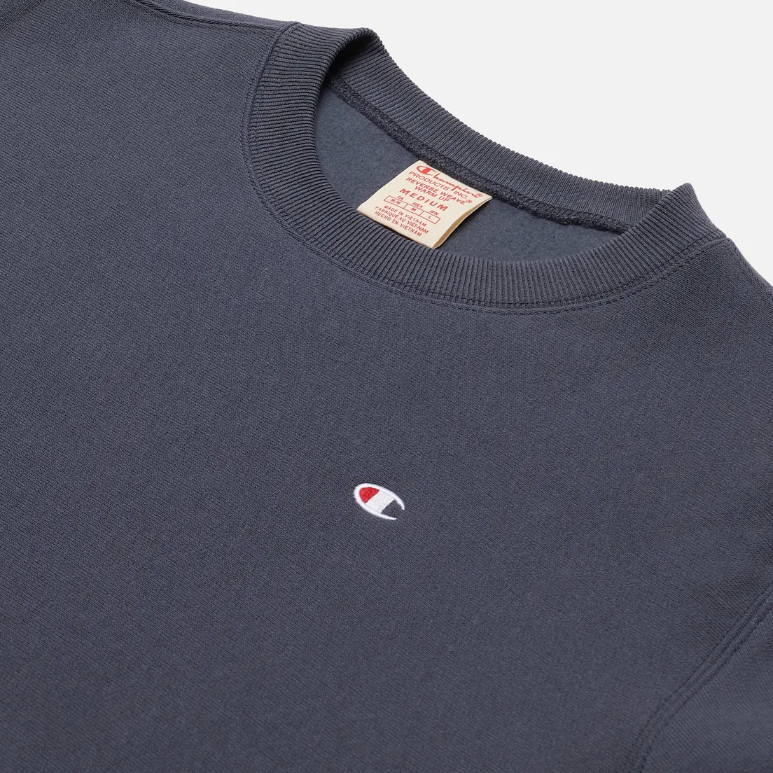Champion Reverse Weave Мужская толстовка Small Logo Chest And Sleeve Crew Neck