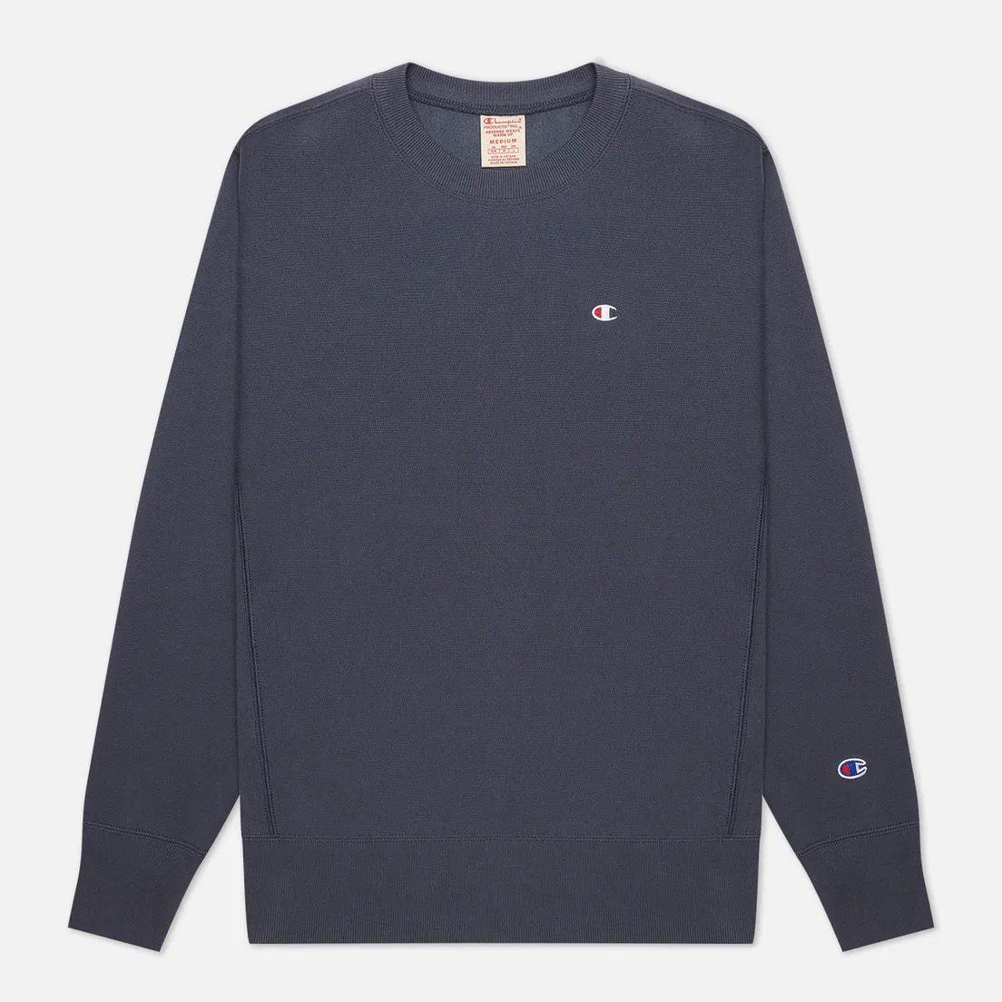 Champion Reverse Weave Мужская толстовка Small Logo Chest And Sleeve Crew Neck
